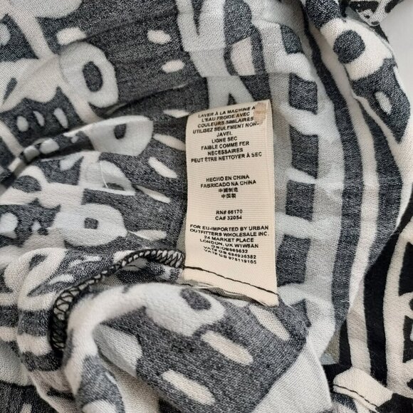 Free People Tegan Border Printed Mini Dress Size 12 - Picture 14 of 16